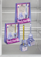PANTek Technologies LLC Liquid-in-Glass Verification Thermometer FRIO-Temp® Celsius -90° to +20°C Partial Immersion Door / Wall Mount Does Not Require Power