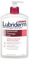 Johnson & Johnson Consumer Hand and Body Moisturizer Lubriderm® Advanced Therapy 6 oz. Pump Bottle Scented Lotion