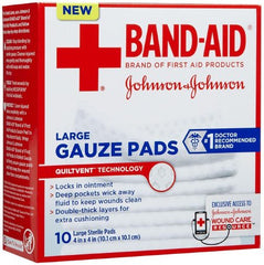 Gauze Sponge Band-Aid® Gauze 4 X 4 Inch Square Sterile