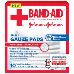 Johnson & Johnson Consumer Gauze Sponge Band-Aid® Gauze 2 X 2 Inch Square Sterile