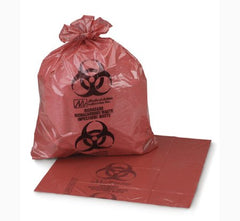 Medegen Medical Products LLC Biohazard Waste Bag Medegen Medical Products 4 - 6 gal. Red Bag HDPE 17 X 18 Inch - M-781206-1433 - Case of 1000