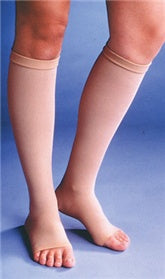 Alimed Compression Stocking Venosan® Knee High Medium Beige Open Toe