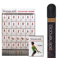 Fabrication Enterprises Exercise Blade Kit Bodyblade® Classic Kit 1 to 22 lbs. Resistance 1-3/4 X 1-3/4 X 48 Inch Black