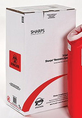 Sharps Compliance Mailback Replacement Container Sharps Recovery System™ 1 Quart