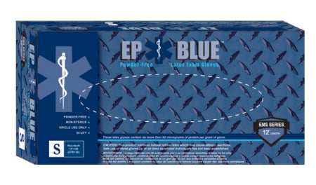 Innovative Healthcare Corporation Exam Glove DermAssist® EP Blue™ Large NonSterile Latex Extended Cuff Length Fully Textured Blue Chemo Tested - M-783800-2760 - Case of 500