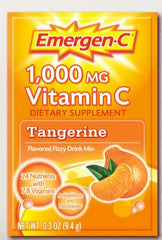 Glaxo Smith Kline Oral Supplement Emergen-C® Tangerine Flavor Powder 0.3 oz. Individual Packet
