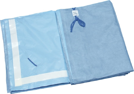 DeRoyal Floor Drape Satchel Sheet™ 60 X 64 Inch Blue Nonwoven / Plastic - M-784085-1970 - Case of 20