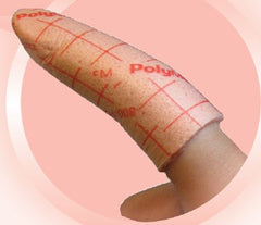 Ferris Manufacturing Silver Foam Dressing PolyMem® Silver 2-1/5 to 2-3/5 Inch Circumference Finger / Toe Sterile