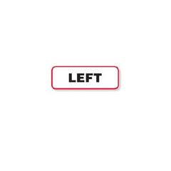 Precision Dynamics Pre-Printed Label Laboratory Use Red / White Paper Left Black Safety and Instructional 1/2 X 1-1/2 Inch - M-784449-2402 - Roll of 1