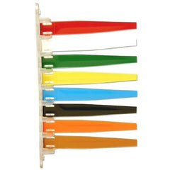 Unimed - Midwest Exam Room Signal Flag Wall Mount 8-Flag 4-1/4 X 9-1/4 X 13 Inch - M-784813-4869 - Each