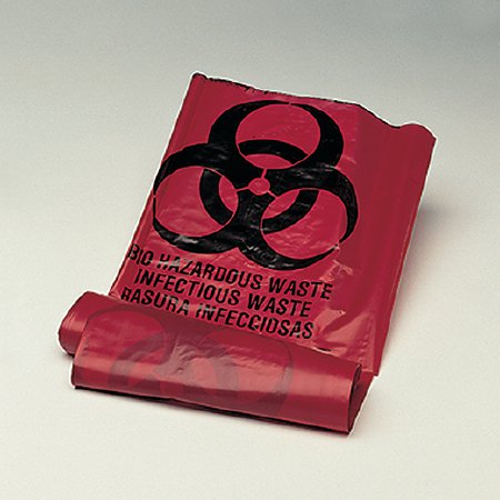 Unimed - Midwest Biohazard Waste Bag Unimed - Midwest 1 gal. Red Bag 10-3/4 X 13-3/4 Inch - M-784814-3823 - Pack of 200