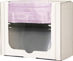 Bowman Manufacturing PPE Dispenser BOWMAN® Wall Mount 1-Box Capacity Clear 9-3/16 W X 7-1/2 H X 4-3/16 D Inch PETG Plastic
