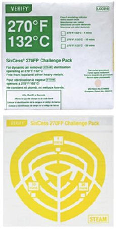 Steris Verify® SixCess™ Extended Timing Sterilization Indicator Challenge Pack Steam