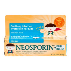 J & J Sales First Aid Antibiotic with Pain Relief Neosporin® + Pain Relief Cream 0.5 oz. Tube