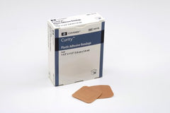 Cardinal Adhesive Spot Bandage Curity™ 1-1/2 Inch Plastic Square Tan Sterile