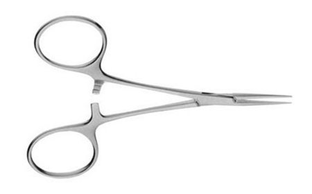 V. Mueller Hemostatic Forceps V. Mueller® Hartmann-Mosquito 4 Inch Length Curved Delicate Jaws - M-785867-4399 - Each