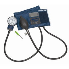 Mabis Healthcare Aneroid Sphygmomanometer with Cuff Mabis® Caliber™ 2-Tube Pocket Size Hand Held Adult Large Cuff