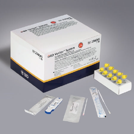 BD Primary Care Rapid Test Kit BD Veritor™ System Infectious Disease Immunoassay Influenza A + B Nasal Swab / Nasopharyngeal Swab Sample 30 Tests