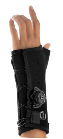 DJO Thumb Splint Exos® 2X-Small Boa® Lacing System Left Hand Black