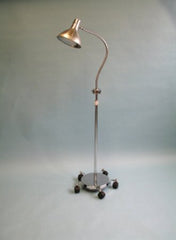 Brandt Industries Gooseneck Exam Light Floor Standing Incandescent Chrome