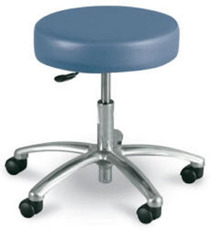 Brandt Industries Exam Stool Airbuoy Backless Pneumatic Height Adjustment 5 Casters Gray