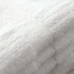 Standard Textile Hand Towel Luxury Stripe 16 X 30 Inch White