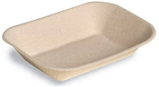 Lagasse Food Tray Chinet® 9 X 7 Inch Beige Molded Fiber