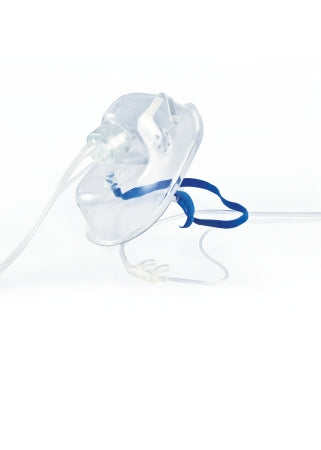 Flexicare Oxygen Mask with ETCO2 Monitoring Elongated Style Pediatric Adjustable Head Strap