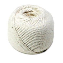 Quality Park™ White Cotton 10-Ply (Medium) String in Ball, 475 Feet