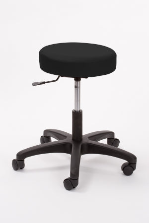 Brandt Industries Exam Stool Econobuoy Backless Pneumatic Height Adjustment 5 Casters Black