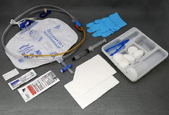 Amsino International Indwelling Catheter Tray AMSure® Foley 16 Fr. 5 cc Balloon Silicone Coated Latex