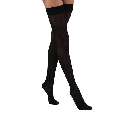 BSN Medical Compression Pantyhose JOBST® UltraSheer Thigh High Large Black Closed Toe