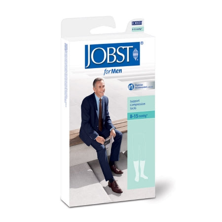 BSN Medical Compression Socks JOBST® for Men Knee High Large White Closed Toe