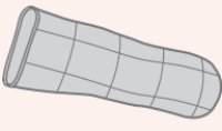 Ferris Manufacturing Silver Foam Dressing PolyMem® Silver 1-4/5 to 2-1/5 Inch Circumference Finger / Toe Sterile