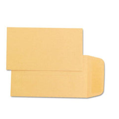 Quality Park™ Kraft Coin and Small Parts Envelope, #1, Square Flap, Gummed Closure, 2.25 x 3.5, Brown Kraft, 500/Box