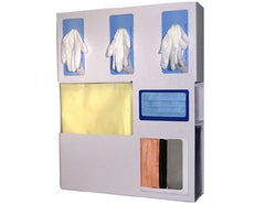 Bowman Manufacturing PPE Dispenser BOWMAN® Wall Mount Quartz Beige 4.75 X 20.05 X 25.25 Inch ABS Plastic