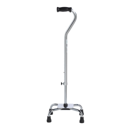 Drive Medical Large Base Quad Cane drive™ Aluminum 30 to 39 Inch Height Chrome