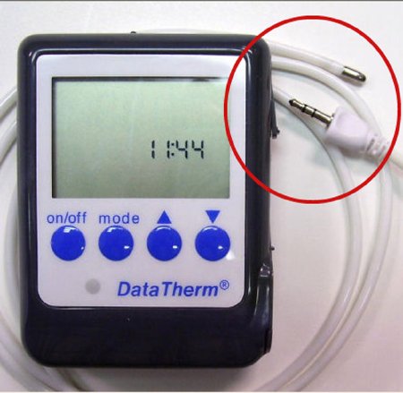 R.G. Medical Diagnostics Temperature Probe DataTherm® II 3.25 Foot Oral