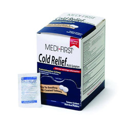 Medique Products Cold and Cough Relief Medi-First® 325 mg - 5 mg - 200 mg - 5 mg Strength Tablet 2 per Pack