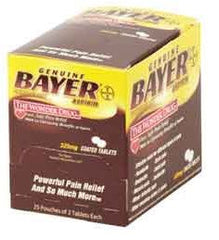 Medique Products Pain Relief Bayer® 325 mg Strength Aspirin Tablet 100 per Box