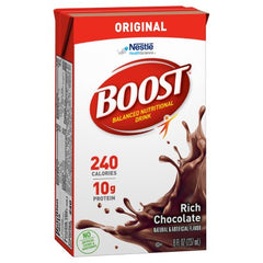Nestle Healthcare Nutrition Oral Supplement Boost® Rich Chocolate Flavor Ready to Use 8 oz. Carton