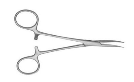 V. Mueller Vasectomy Forceps V. Mueller® 5 Inch Length Sharp-pointed smooth jaw, Curved - M-788374-2175 - Each