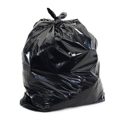 Colonial Bag Corporation Trash Bag Colonial Bag 33 gal. Black HDPE 16 Mic. 33 X 40 Inch X-Seal Bottom Coreless Roll - M-788495-4089 - Roll of 25