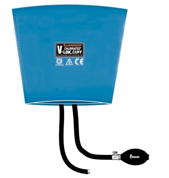 W.A. Baum Blood Pressure Cuff and Bulb Calibrated® V-Lok® Adult Arm / Thigh X - Large Cuff 46 - 66 cm Polyester Cuff