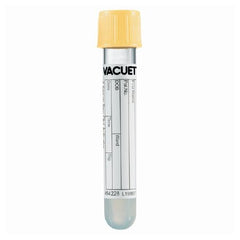 Greiner Bio-One VACUETTE® Z Serum Sep Clot Activator Venous Blood Collection Tube Serum Tube Clot Activator / Separator Gel Additive 13 X 75 mm 4 mL Gold Pull Cap Polyethylene Terephthalate (PET) Tube