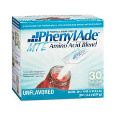 Nutricia North America PKU Oral Supplement PhenylAde® MTE Amino Acid Blend Unflavored 12.8 Gram Individual Packet Powder