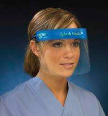 Splash Shield Face Shield Kit Splash Shield lite One Size Fits Most Half Length Anti-fog Disposable NonSterile