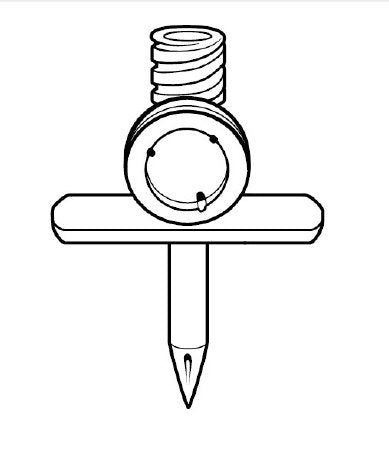 Baxter Dispensing Pin CHEMO-AIDE* 0.2 Micron Shielded Hydrophobic and Oleophobic Venting Filter, Siliconized Spike, Female Luer Adapter, Sterile