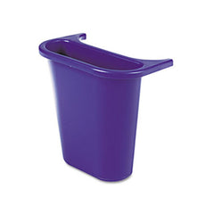 Rubbermaid® Commercial Wastebasket Recycling Side Bin, Attaches Inside or Outside, 4.75 qt, Blue