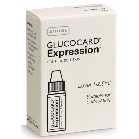 Arkray USA Diabetes Management Test Control Solution Glucocard® Expression™ Blood Glucose Level 1 1 X 2.5 mL